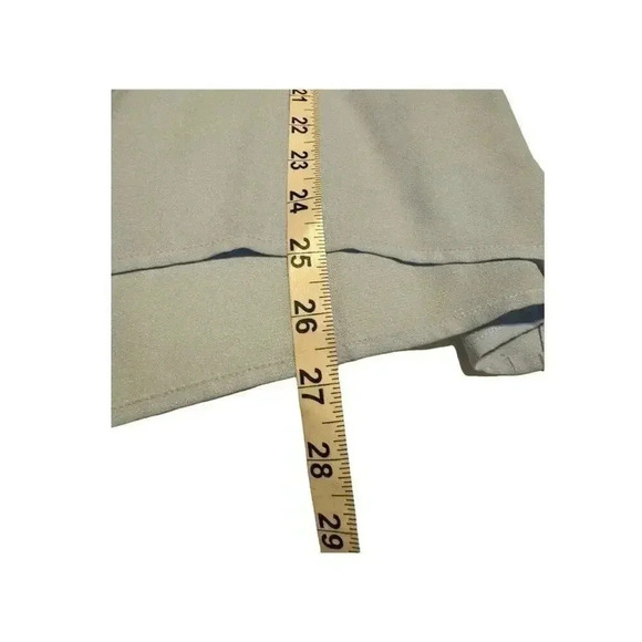 Ann Taylor Loft Women’s Medium Oversized Pale Blue Cuffed‎ Sleeveless Top - Picture 7 of 7